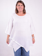 Lagenlook Linen Tunic - 12552, , Pure Plus Clothing, Lagenlook Clothing, Plus Size Fashion, Over 50 Fashion
