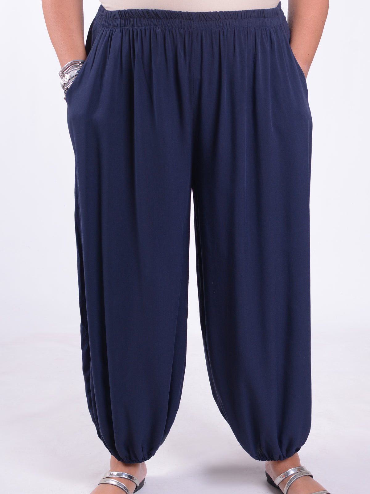 Lagenlook Harem Pants - 11940, Trousers, Pure Plus Clothing, Lagenlook Clothing, Plus Size Fashion, Over 50 Fashion