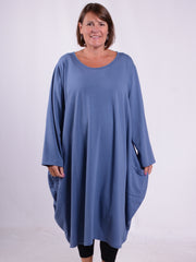 Parachute Dress With Pockets - 9215 Plain