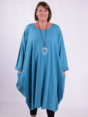 Parachute Dress With Pockets - 9215 Plain