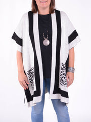 Open Sided Poncho, Jumpers & Cardigans, Pure Plus Clothing, Lagenlook Clothing, Plus Size Fashion, Over 50 Fashion