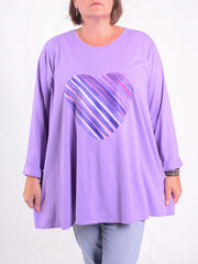 Purple Heart Swing Top  - 20516 PURPLEHEART