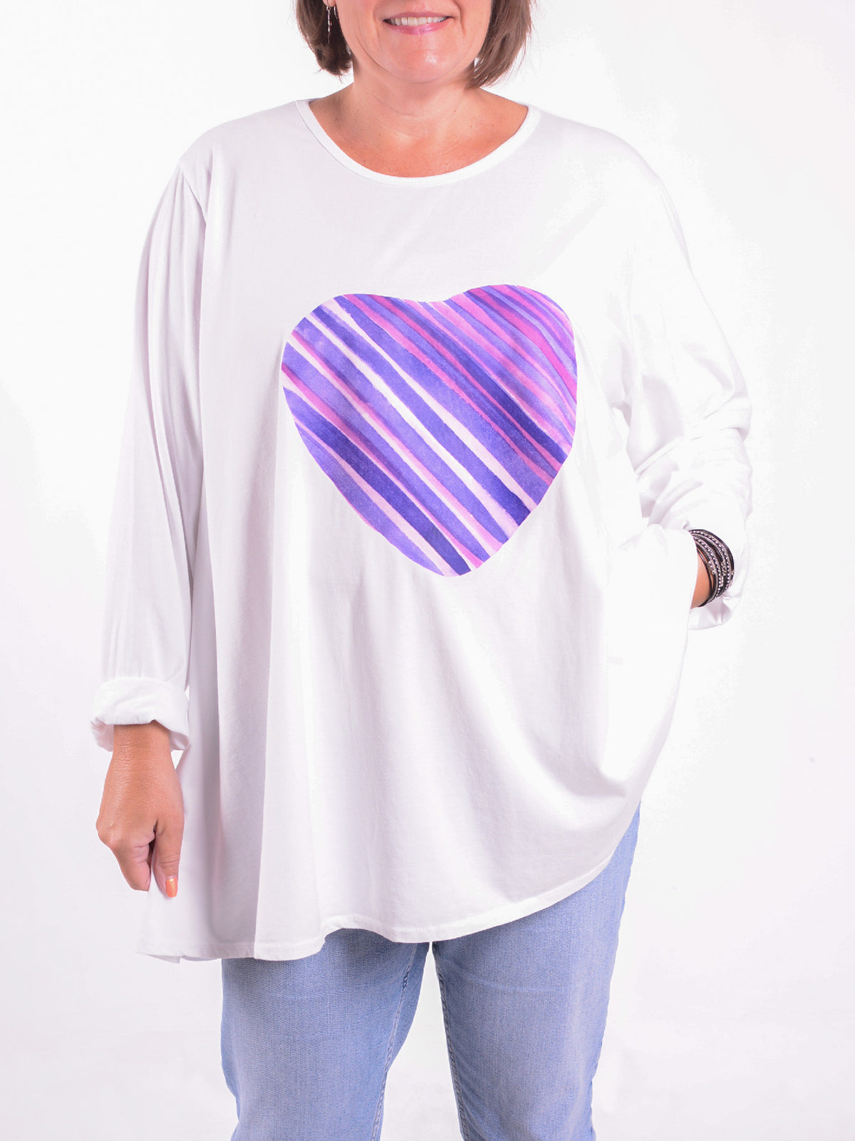 Purple Heart Swing Top  - 20516 PURPLEHEART