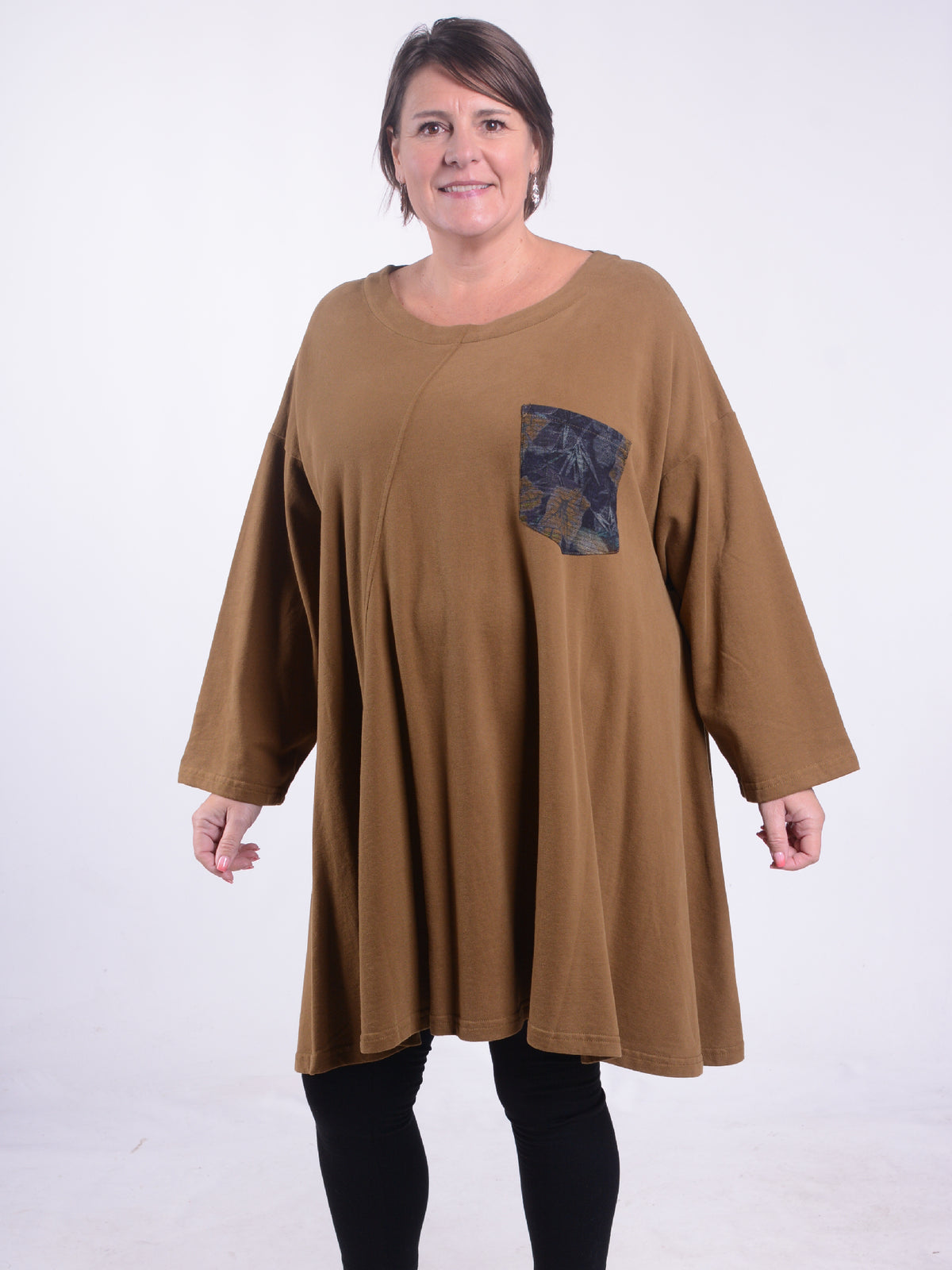 Lagenlook Single Pocket Tunic - H826690