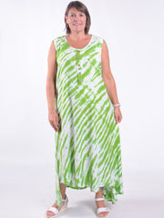 Lagenlook Asymmetric Tie Dye Dress - VF8006