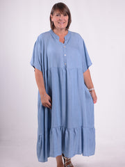 Lagenlook Denim Dress - 61195