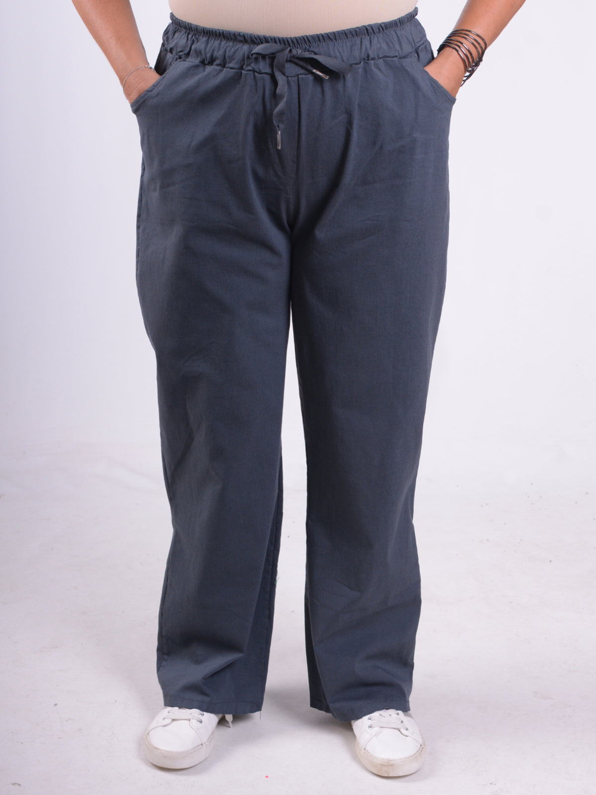 Wide-Leg Magic Pants - 12947, , Pure Plus Clothing, Lagenlook Clothing, Plus Size Fashion, Over 50 Fashion