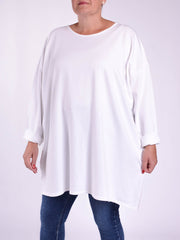 Basic Cotton Top - 9482 PLAIN, Tops & Shirts, Pure Plus Clothing, Lagenlook Clothing, Plus Size Fashion, Over 50 Fashion
