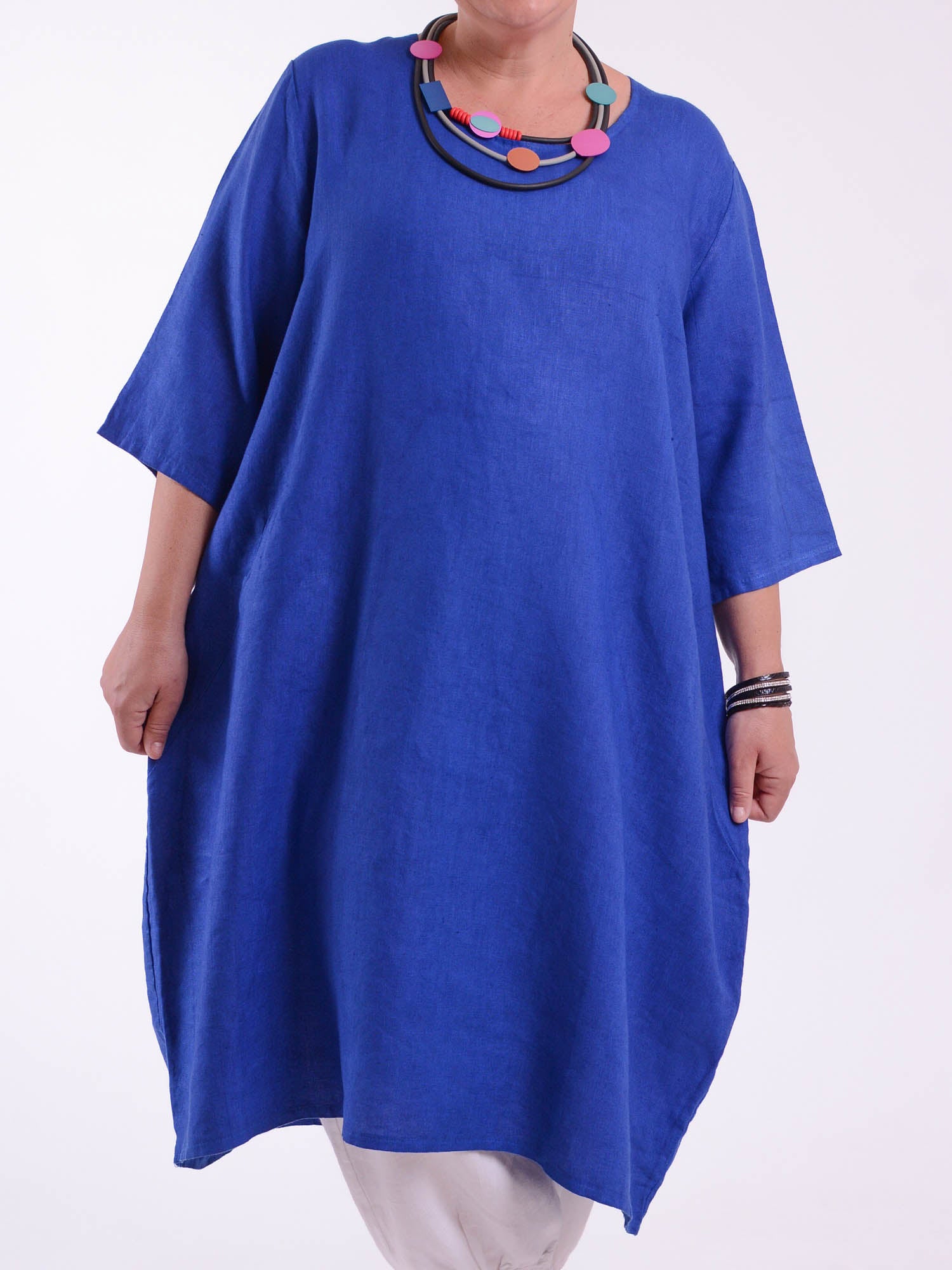 Linen Casual Dress - 9469 Pure Plus Clothing Linen Casual Dress - 9469 Pure Plus Clothing