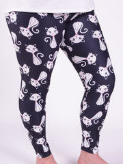 Leggings - Cats - L8, Trousers, Pure Plus Clothing, Lagenlook Clothing, Plus Size Fashion, Over 50 Fashion